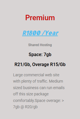Premium Overage