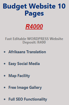 Budget website 10 Pages