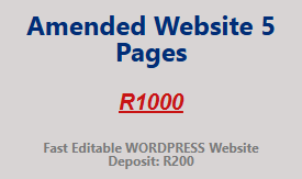 Amended Website 5 Pages
